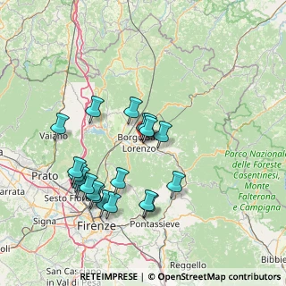 Mappa Via Pablo Picasso, 50032 Borgo San Lorenzo FI, Italia (15.113)