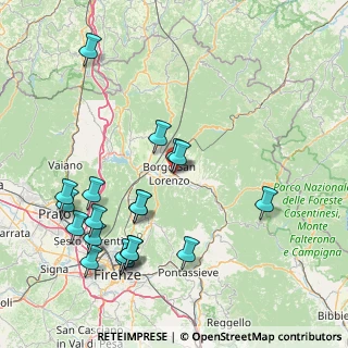 Mappa Via Pablo Picasso, 50032 Borgo San Lorenzo FI, Italia (18.79158)
