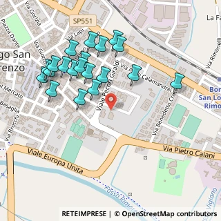 Mappa Via Aldo Moro, 50032 Borgo San Lorenzo FI, Italia (0.262)