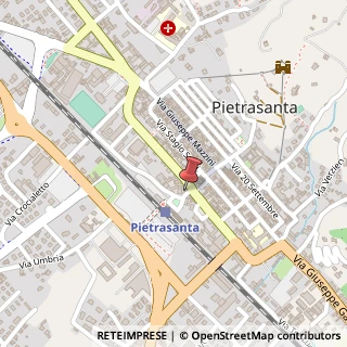 Mappa Piazza della Stazione, 16, 55045 Pietrasanta, Lucca (Toscana)