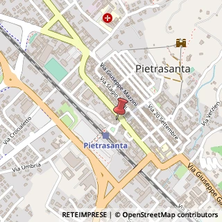 Mappa Piazza Giosuè Carducci, 17, 55045 Pietrasanta, Lucca (Toscana)