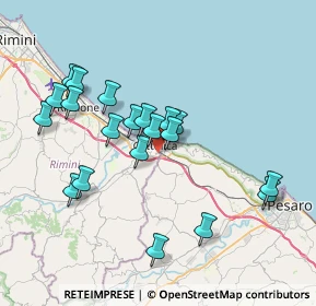 Mappa Via Sabin, 47841 Cattolica RN, Italia (7.264)