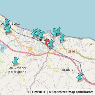 Mappa Via Sabin, 47841 Cattolica RN, Italia (2.33083)