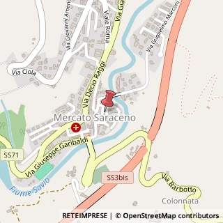 Mappa Piazza Gaiani, 29, 47025 Mercato Saraceno, Forlì-Cesena (Emilia Romagna)