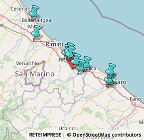Mappa Via Cà Francioni, 47843 Misano Adriatico RN, Italia (10.83833)