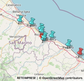 Mappa Via Cà Francioni, 47843 Misano Adriatico RN, Italia (18.96091)
