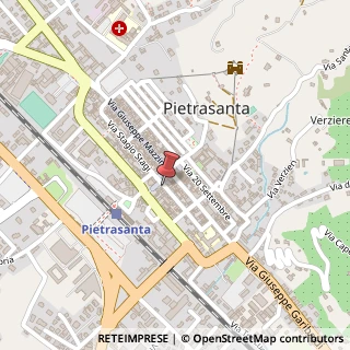 Mappa Via Padre Eugenio Barsanti, 4, 55045 Pietrasanta, Lucca (Toscana)