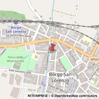 Mappa Via sturzo don luigi, 50032 Borgo San Lorenzo, Firenze (Toscana)