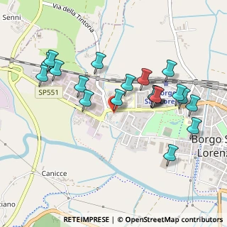 Mappa Viale Resistenza, 50032 Borgo San Lorenzo FI, Italia (0.507)