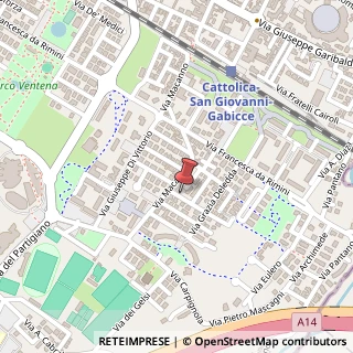 Mappa Via Curie Madame, 5, 47841 Cattolica, Rimini (Emilia Romagna)