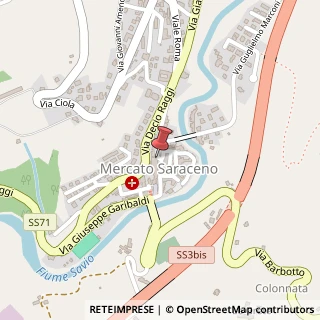 Mappa Piazza Mazzini, 51, 47025 Mercato Saraceno, Forlì-Cesena (Emilia Romagna)