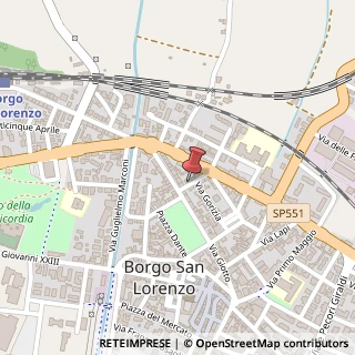 Mappa Via Firenze, 5, 50032 Borgo San Lorenzo, Firenze (Toscana)