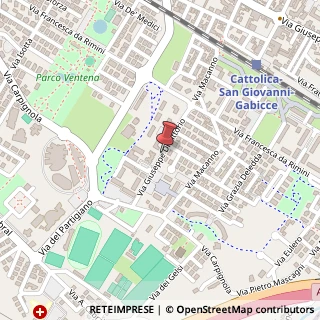 Mappa Via di vittorio giuseppe 2, 47841 Cattolica, Rimini (Emilia Romagna)