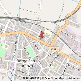 Mappa Viale IV Novembre, 51, 50032 Borgo San Lorenzo, Firenze (Toscana)