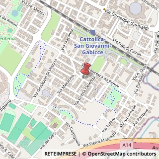 Mappa Via fermi 14, 47841 Cattolica, Rimini (Emilia Romagna)