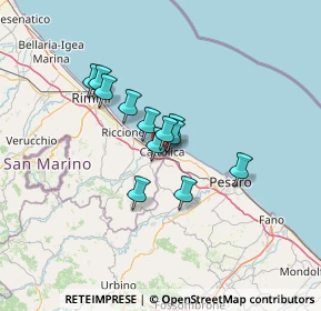 Mappa Via Amendola, 47841 Cattolica RN, Italia (9.1875)