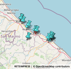 Mappa Via Amendola, 47841 Cattolica RN, Italia (11.823)