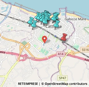 Mappa Via Amendola, 47841 Cattolica RN, Italia (0.916)