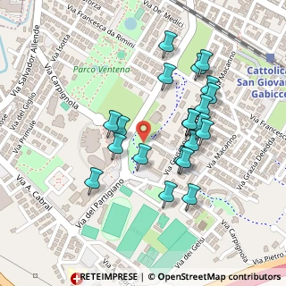Mappa Via Amendola, 47841 Cattolica RN, Italia (0.21818)