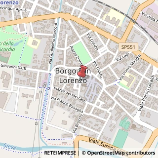 Mappa Piazza Giuseppe Garibaldi, 9, 50032 Borgo San Lorenzo, Firenze (Toscana)