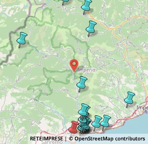 Mappa Via Glori, 18010 Montalto Ligure IM, Italia (12.357)