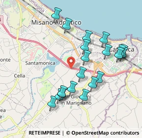 Mappa A14, 47842 San Giovanni in Marignano RN, Italia (1.9705)