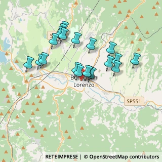 Mappa Via Sacco e Vanzetti, 50032 Borgo San Lorenzo FI, Italia (3.4855)