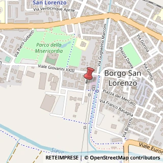 Mappa Via Sacco e Vanzetti, 14/A, 50032 Borgo San Lorenzo, Firenze (Toscana)