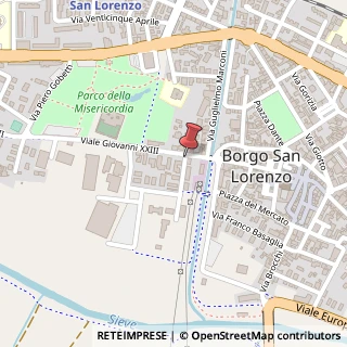 Mappa Via Sacco E Vanzetti, 1, 50032 Borgo San Lorenzo, Firenze (Toscana)