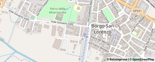 Mappa Borgo San Lorenzo