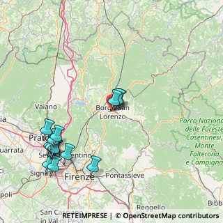 Mappa Via Sacco e Vanzetti, 50032 Borgo San Lorenzo FI, Italia (19.33571)