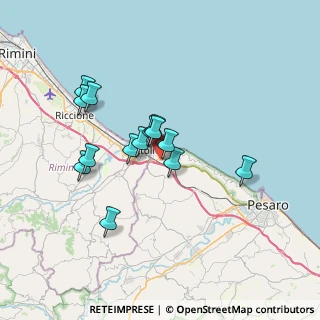 Mappa Via Francesca da Rimini, 61011 Case Badioli PU, Italia (5.89714)