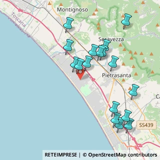 Mappa Via Carlo Carra, 55042 Forte dei Marmi LU, Italia (4.35706)