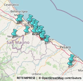 Mappa Via Pietro Mascagni, 47843 Santa Monica-Cella RN, Italia (13.264)