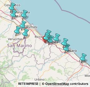 Mappa Via Pietro Mascagni, 47843 Santa Monica-Cella RN, Italia (16.24308)