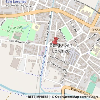 Mappa Corso Matteotti Giacomo, 26, 50032 Borgo San Lorenzo, Firenze (Toscana)