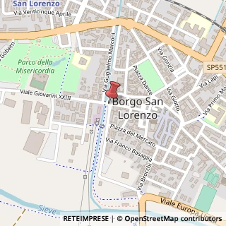 Mappa 50032 Borgo San Lorenzo FI, Italia, 50032 Borgo San Lorenzo, Firenze (Toscana)