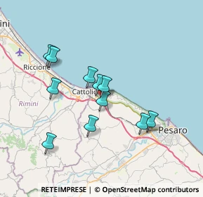 Mappa Via Romagna, 61011 Case Badioli PU, Italia (6.33455)