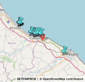 Mappa Via Romagna, 61011 Case Badioli PU, Italia (6.276)