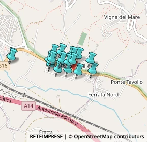 Mappa Via Romagna, 61011 Case Badioli PU, Italia (0.278)