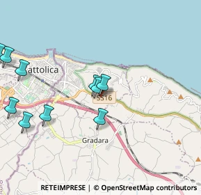 Mappa Via Romagna, 61011 Case Badioli PU, Italia (2.74833)