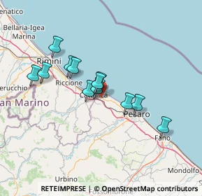 Mappa Via Romagna, 61011 Case Badioli PU, Italia (11.715)