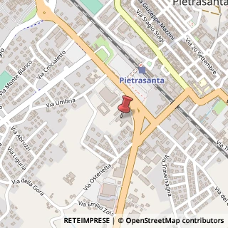 Mappa Strada Statale 1, 2, 55045 Pietrasanta, Lucca (Toscana)