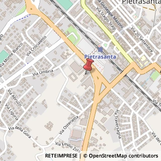 Mappa Via Aurelia Nord, 25, 55045 Pietrasanta, Lucca (Toscana)