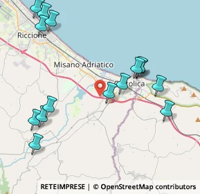 Mappa Autostrada Adriatica, 47842 San Giovanni in Marignano RN, Italia (4.91933)