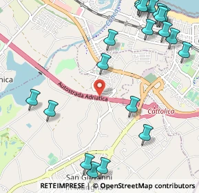 Mappa Autostrada Adriatica, 47842 San Giovanni in Marignano RN, Italia (1.503)