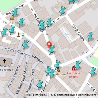 Mappa Piazza Antonio Gramsci, 50032 Borgo San Lorenzo FI, Italia (0.0975)