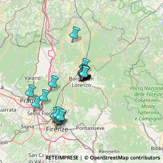 Mappa Piazza Angelo Romagnoli, 50032 Borgo San Lorenzo FI, Italia (11.861)