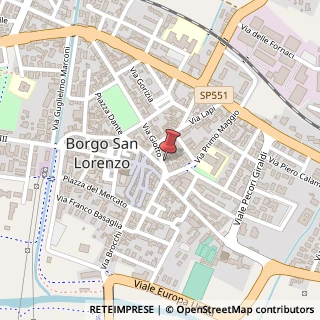 Mappa Piazza Antonio Gramsci, 12, 50032 Borgo San Lorenzo, Firenze (Toscana)