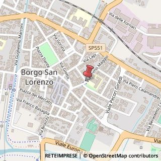 Mappa Via I° Maggio, 5, 50032 Borgo San Lorenzo FI, Italia, 50032 Borgo San Lorenzo, Firenze (Toscana)